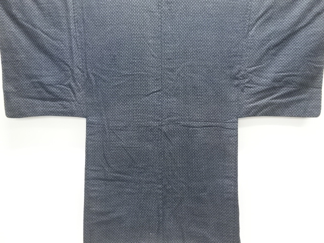 JAPANESE KIMONO / ANTIQUE MENS HAORI / COTTON / KURUME SHOSEI KASURI